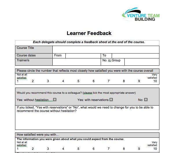 Learner Feedback